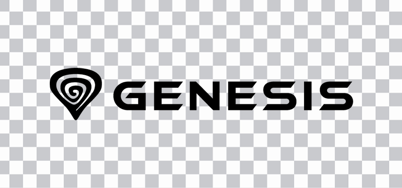 Genesis logo - black on transparent background